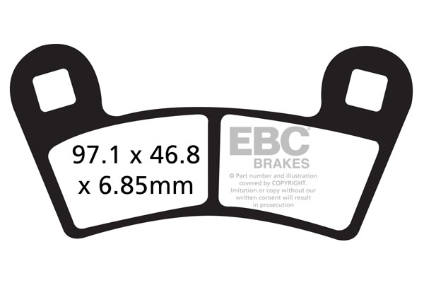 Тормозные колодки EBC FA456R