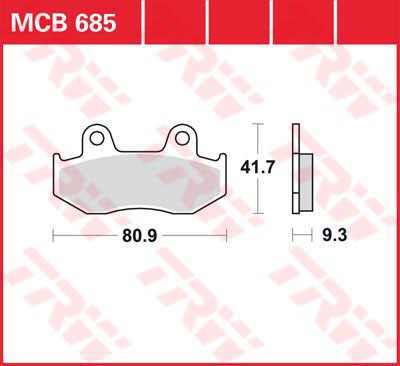 Тормозные колодки TRW Lucas MCB685