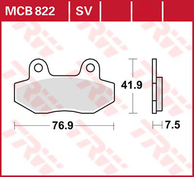 Тормозные колодки TRW Lucas MCB822