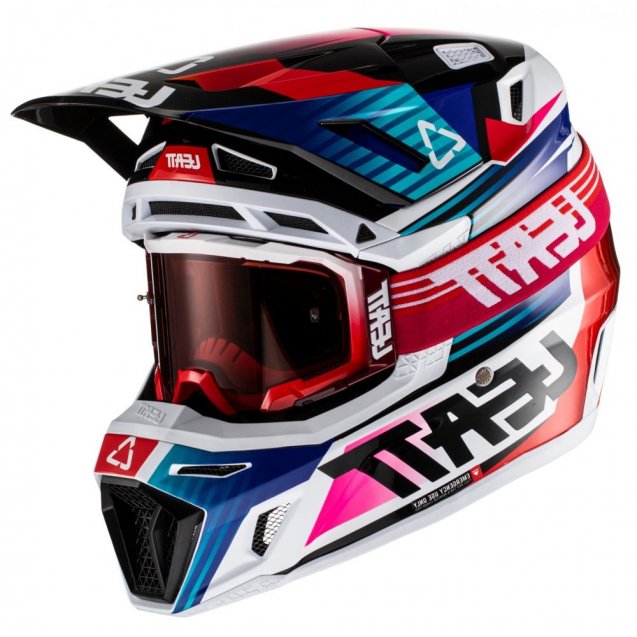 Мотошлем LEATT Helmet Moto 8.5 + Goggle [Royal]