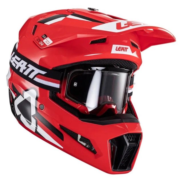 Мотошлем LEATT Helmet Moto 3.5 + Goggle [Red]