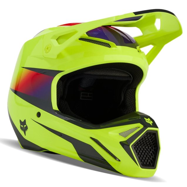 Шлем FOX V1 FLORA HELMET [Yellow]