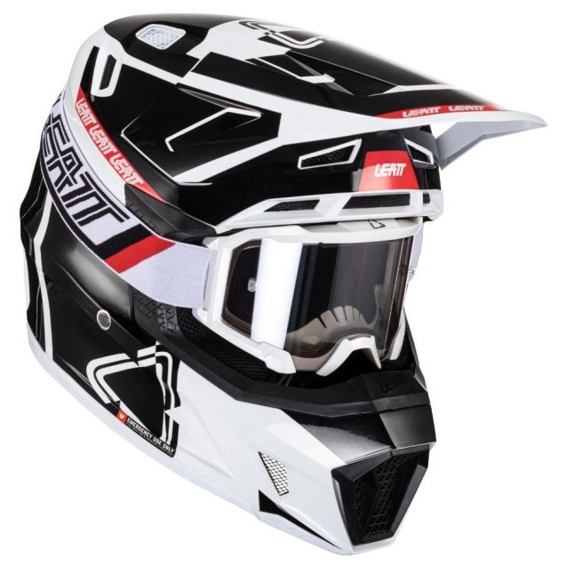 Мотошлем LEATT Helmet Moto 7.5 + Goggle [Black]