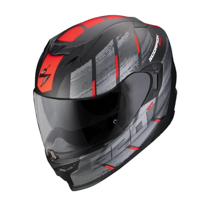 Шлем SCORPION EXO-520 EVO AIR MAHA matt black/red