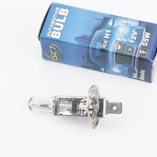 Лампа фары галоген H1 12V55W P14.5S