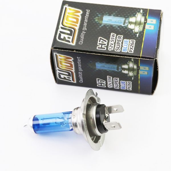 Лампа фары галоген H7 12V 55W PX26D Super White