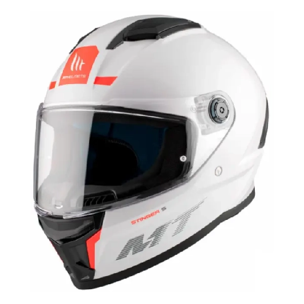 Шлем MT STINGER 2 pearl white