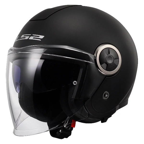 Мотошлем відкритий LS2 OF620 Classy Solid Matt Black