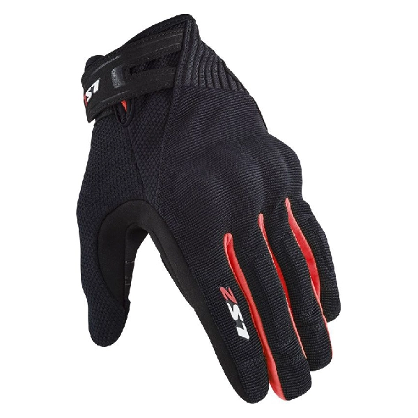 Мотоперчатки LS2 Dart 2 Man Gloves Black Red