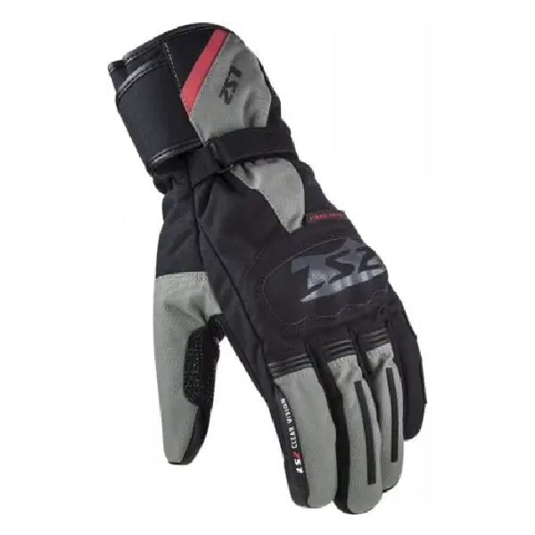Мотоперчатки LS2 Snow Man Gloves Black Grey