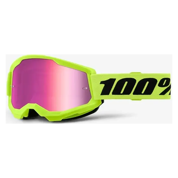 Очки 100% STRATA 2 Goggle [Neon Yellow]