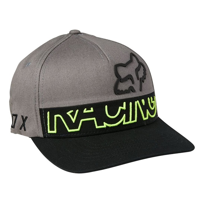 Кепка FOX SKEW FLEXFIT HAT [Pewter]