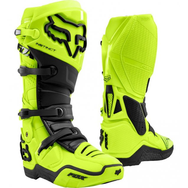 Мотоботы FOX Instinct Boot [Flo Yellow]