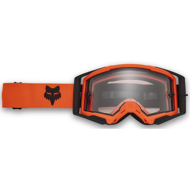 Очки FOX AIRSPACE Enduro Goggle [Flo Orange], Dual Clear Lens