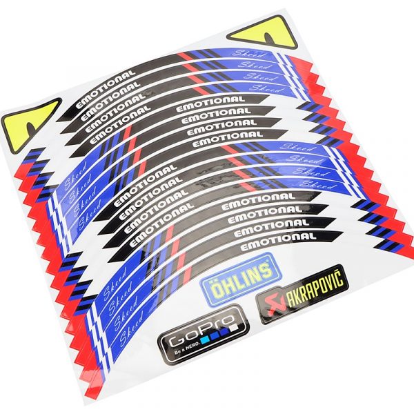 Наклейки обода колеса EMOTIONAL RWB R17