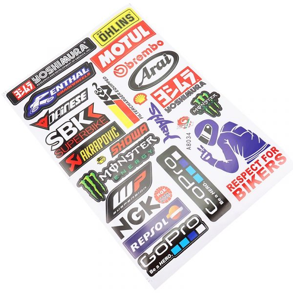 Наклейки набор multi-brand A8034