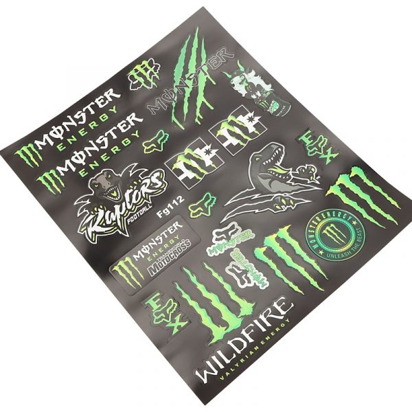 Наклейки набор Monster FG112