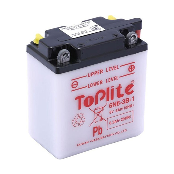 Аккумулятор TOPLITE 6N6-3B-1
