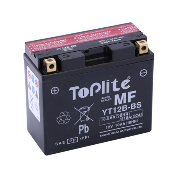 Аккумулятор TOPLITE YT12B-BS
