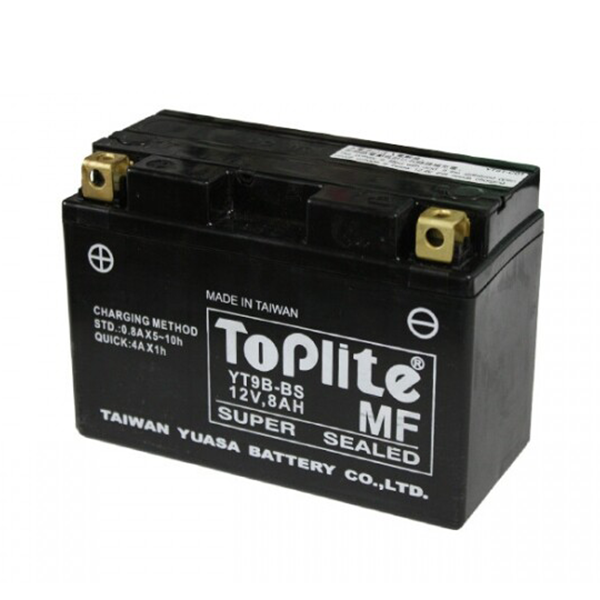 Аккумулятор TOPLITE YT9B-BS