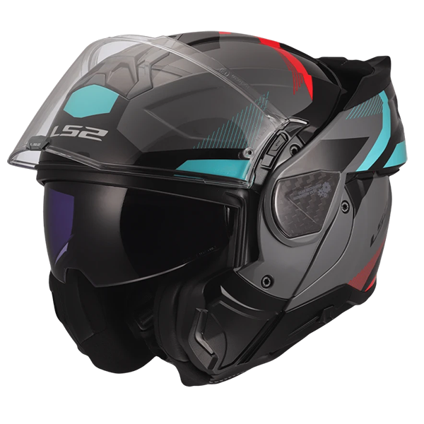 МотошлемLS2 FF910 Advant 2 Triple Nardo Grey Blue Red