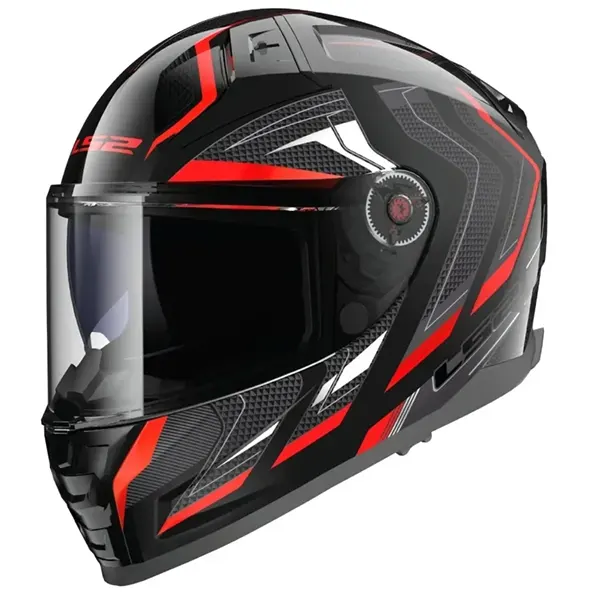 Мотошлем LS2 FF811 Vector 2 Buntri Black Red