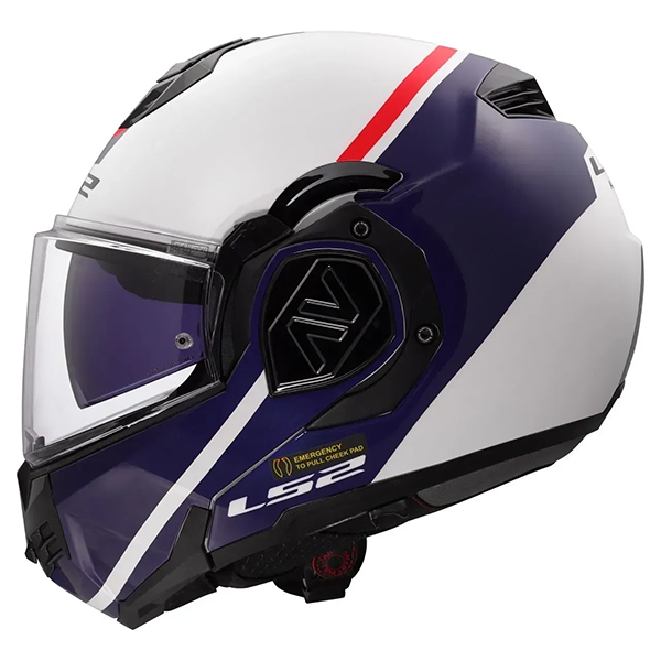 Мотошлем LS2 FF906 Advant Swipe White Blue