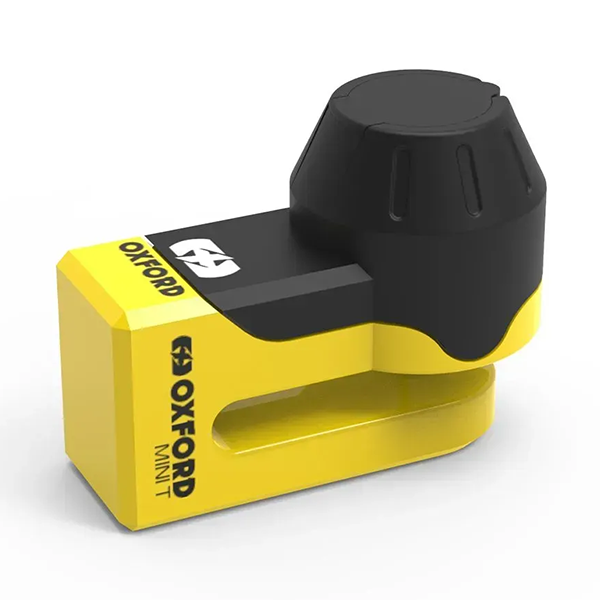 Замок Oxford Mini T Disc Lock Yellow