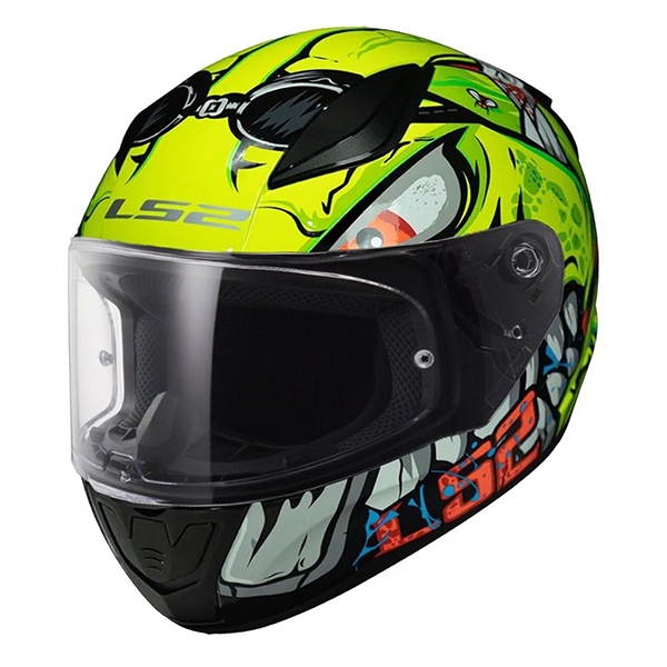 Мотошлем LS2 FF353 Rapid 2 Badass Matt Yellow