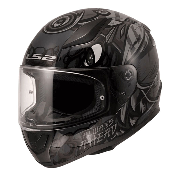 Мотошлем LS2 FF353 Rapid 2 Drillox Matt Cool Grey Grey
