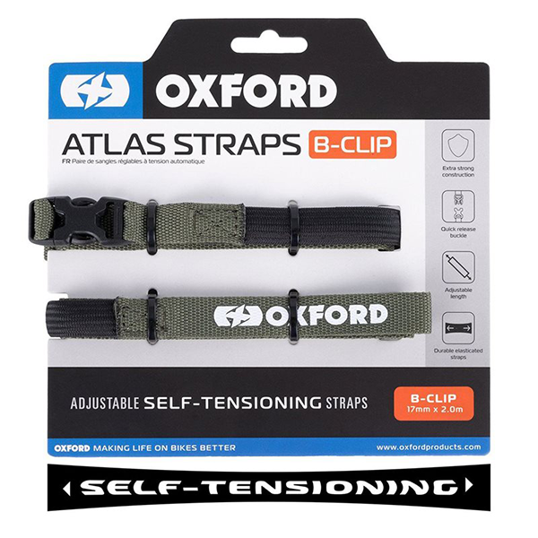 Ремни Oxford Atlas B-Clip 17mm x 2.0M Lichen (Pair)