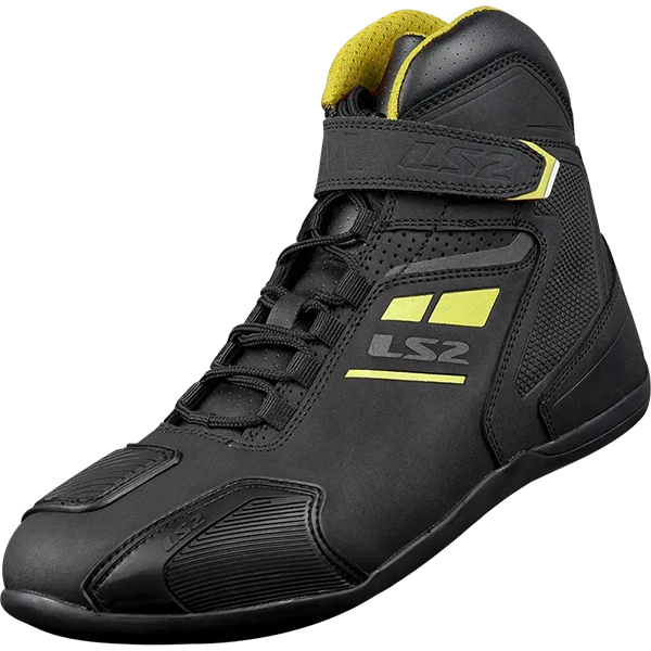 Мотообувь LS2 Garra Man Boots Black Hi-Vis Yellow