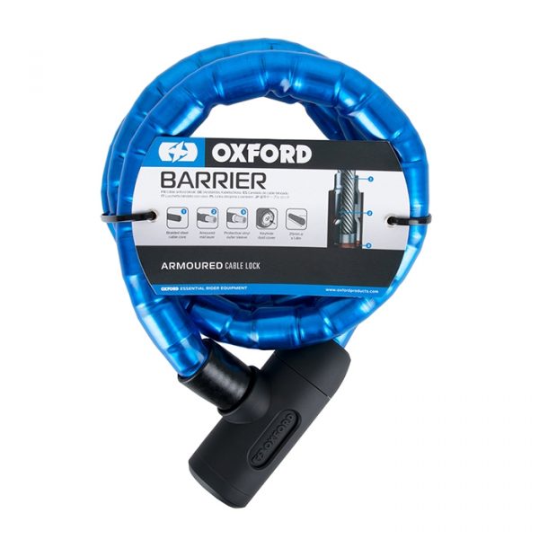 Трос противоугонный Oxford Barrier Blue
