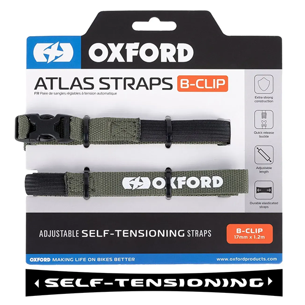 Ремни Oxford Atlas B-Clip 17mm x 1.2M Lichen (Pair)