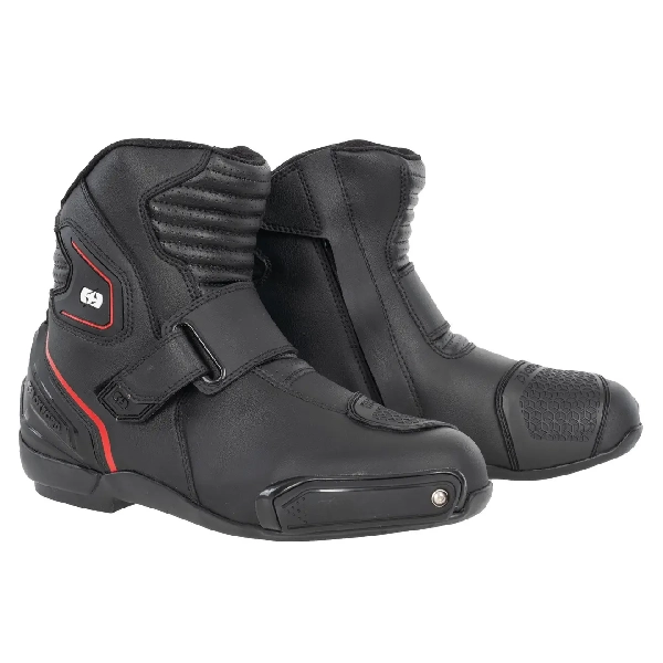 Мотоботы Oxford Omega Air Short MS Boot Blk/ Wht/ Red