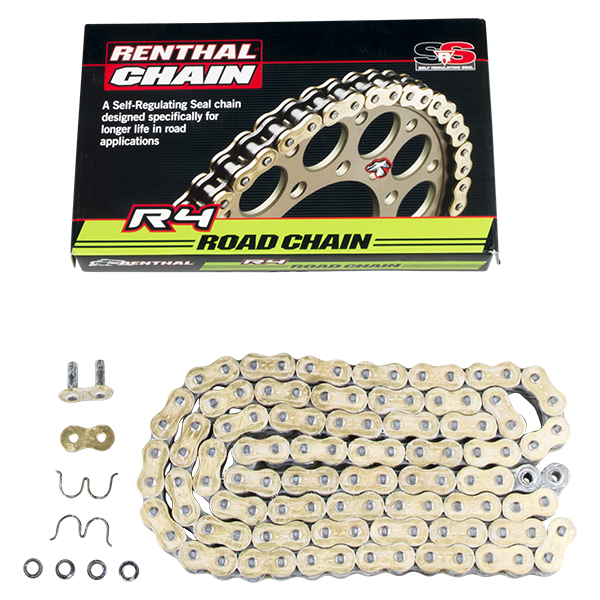 Приводная цепь Renthal R4-2 Chain 530-116L [Gold]