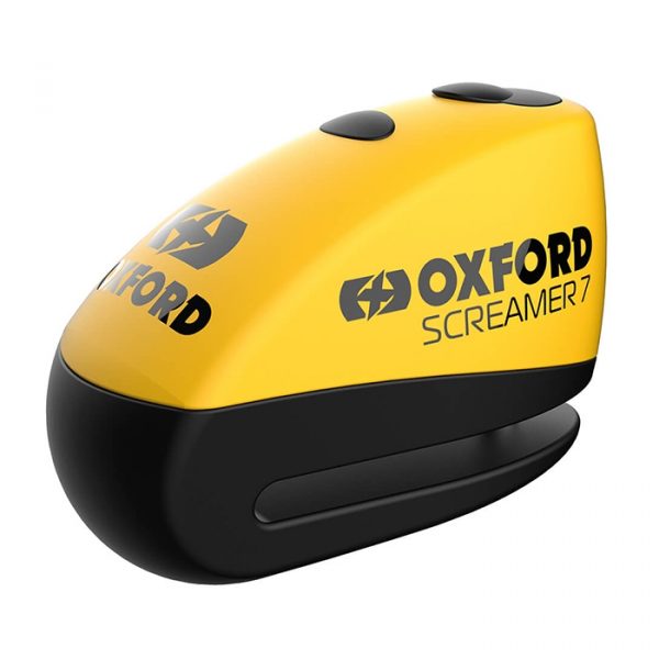 Мотозамок с сигнализацией Oxford Screamer 7 Yellow/Black