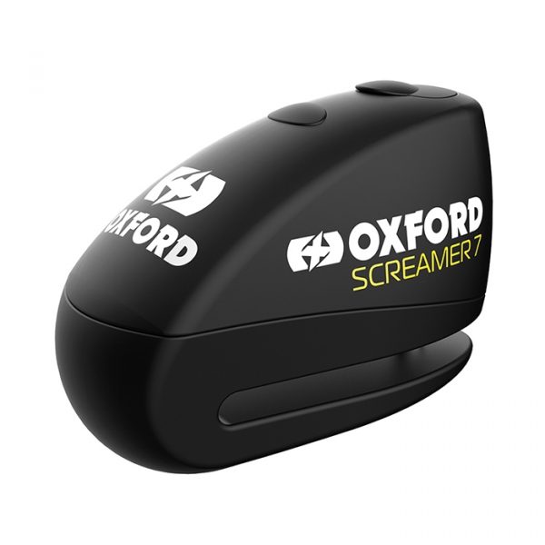Мотозамок с сигнализацией Oxford Screamer 7 Black/Black
