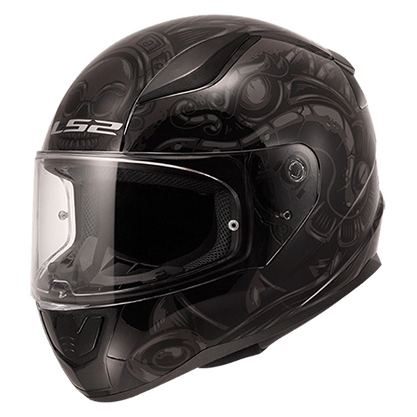 Мотошлем LS2 FF353 Rapid 2 Azteca Matt Black Gray