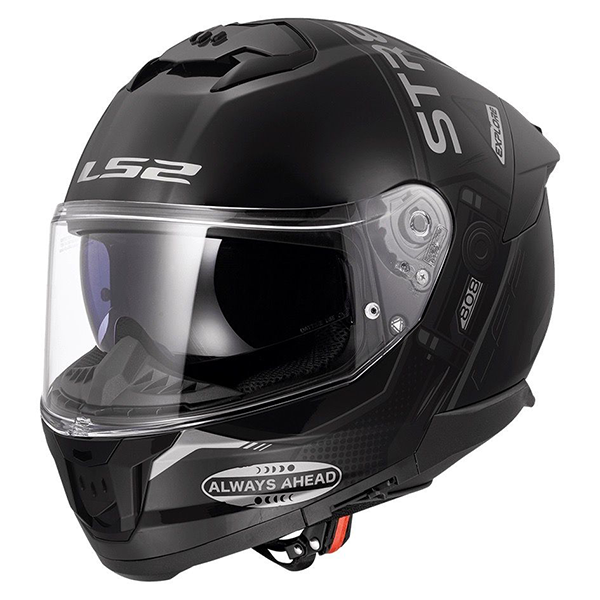 Мотошлем LS2 FF808 Stream 2 Moon Walk Gloss Black 7 Black 7