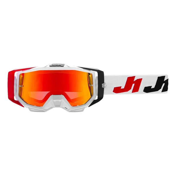 Очки Just1 Iris 2.0 Racer Black - Red - White Mirror Red Lens