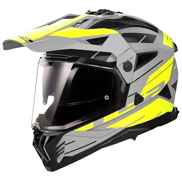 Мотошлем LS2 MX702 Pioneer 2 Rangi Hi-Vis Yellow