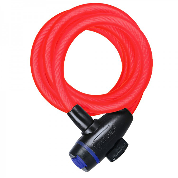 Трос противоугонный Oxford Cable Lock Red