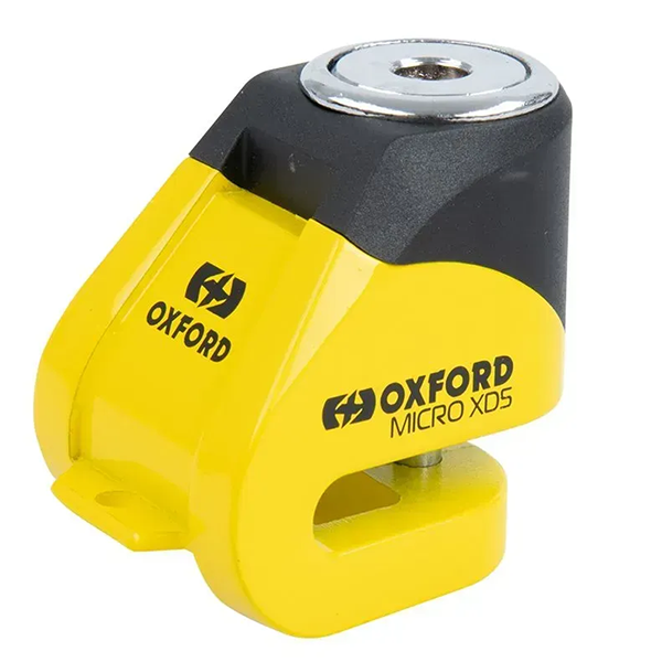 Замок Oxford Micro XD5 Disc Lock Yellow/Black