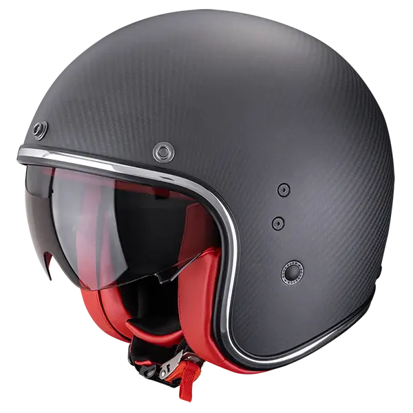 Шлем SCORPION BELFAST CARBON EVO matt black/red