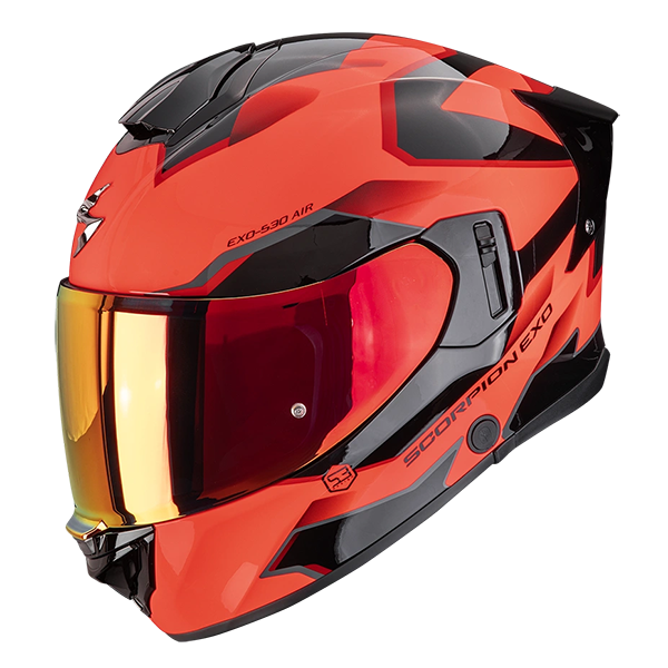 Шлем SCORPION EXO-530 AIR CLIP red/black