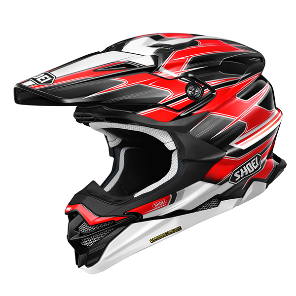 Шлем SHOEI VFX-WR 06 SPARKLE TC-1 Black/Red/White