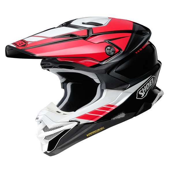 Шлем SHOEI VFX-WR 06 JAMMER TC-1 Black/White/Red