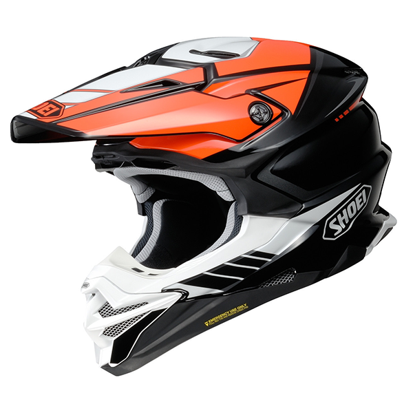 Шлем SHOEI VFX-WR 06 JAMMER TC-8 Black/White/Orange