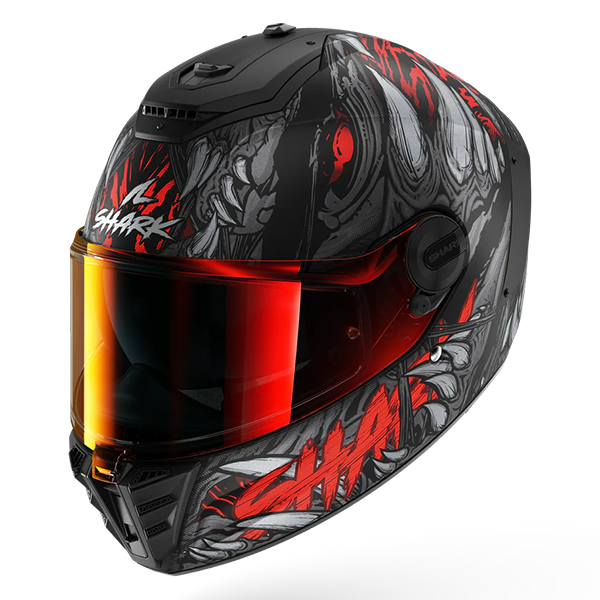 Шлем SHARK SPARTAN RS SHAYTAN matt black/red/anthracite